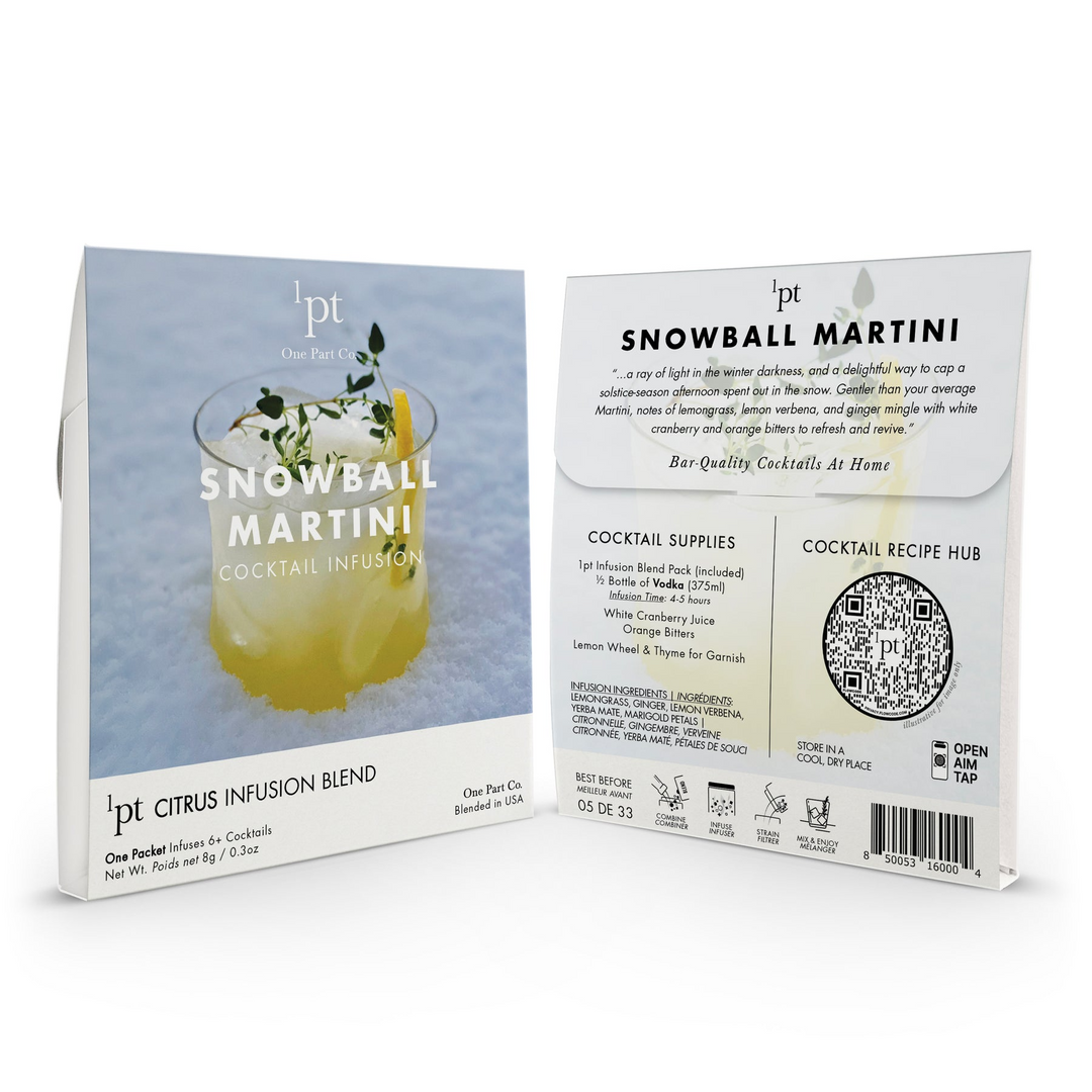 1pt Cocktail Pack - Snowball Martini