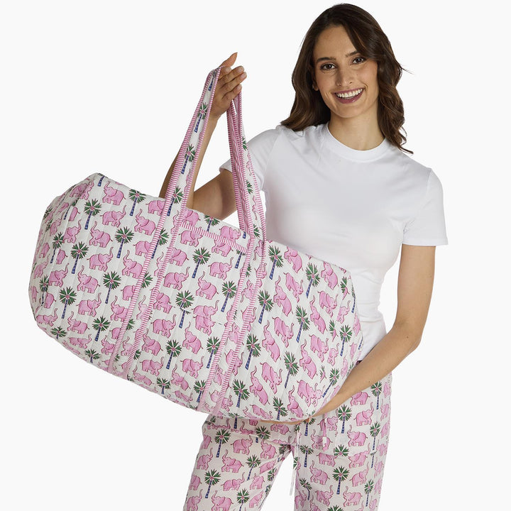 Elephant Print Weekender