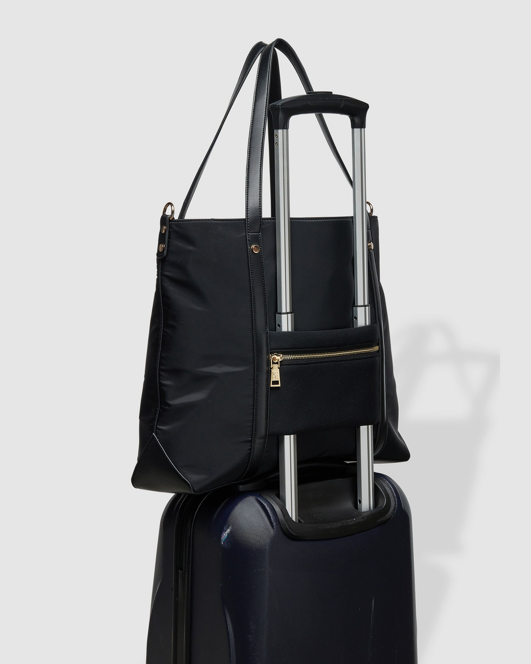 Nora Nylon Travel Tote - Black