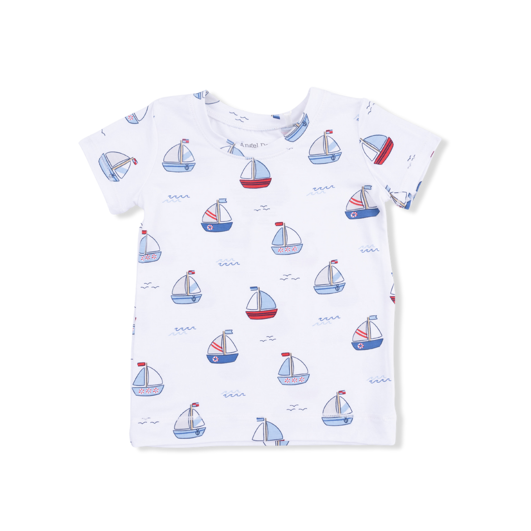Bubbly Sailboats Loungewear Set