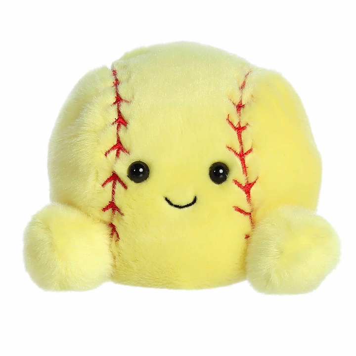 Shortstop Soft Ball Palm Pals Clip-On Plush