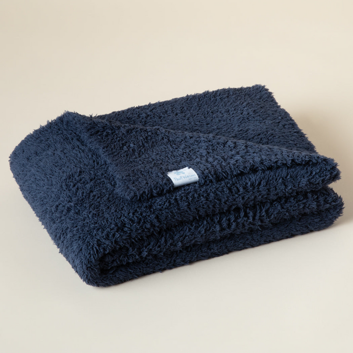 Ultra-Lite Marshmallow 30" x 40" Baby Blanket - Midnight