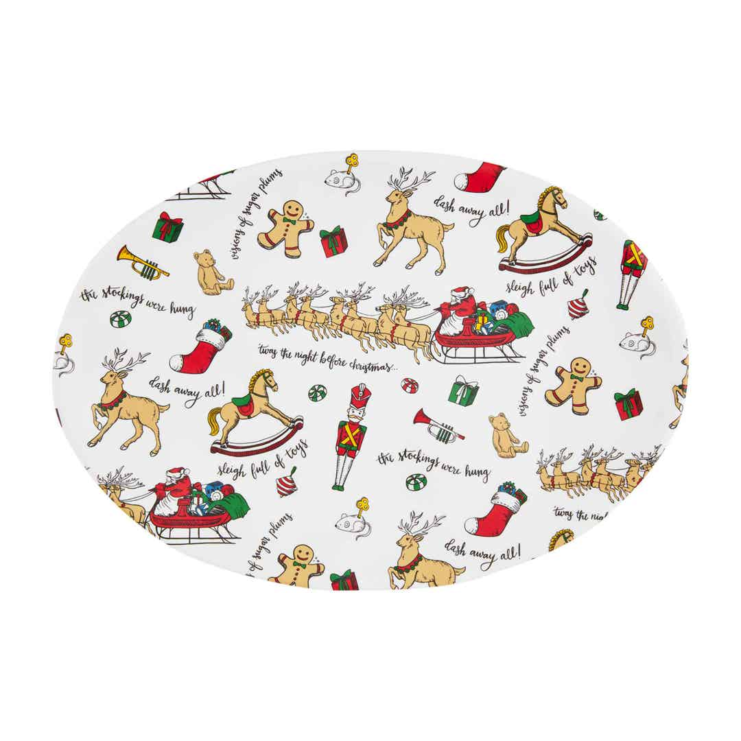 Christmas Melamine Platter