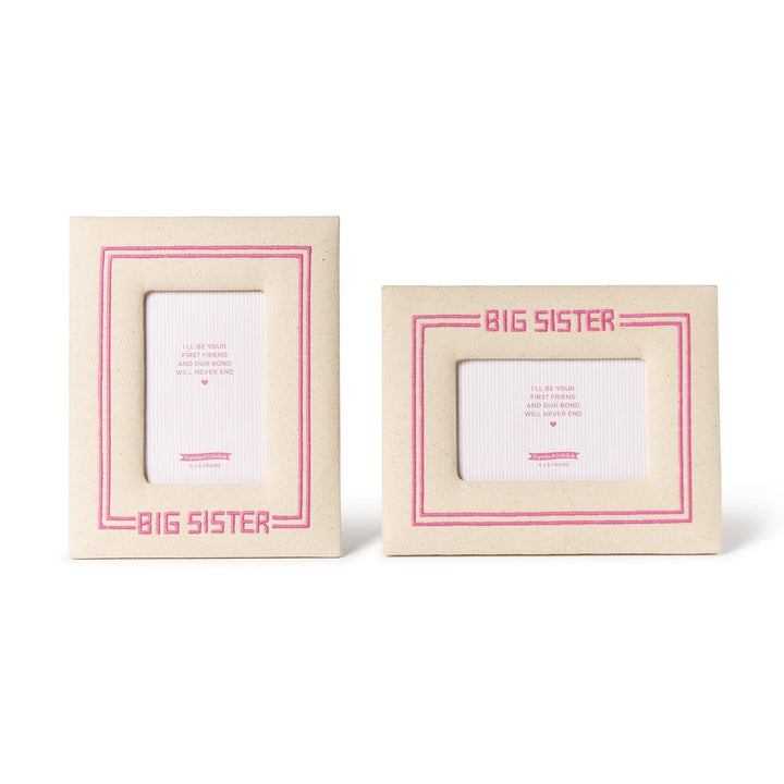 Big Sister 4" x 6" Embroidered Photo Frame