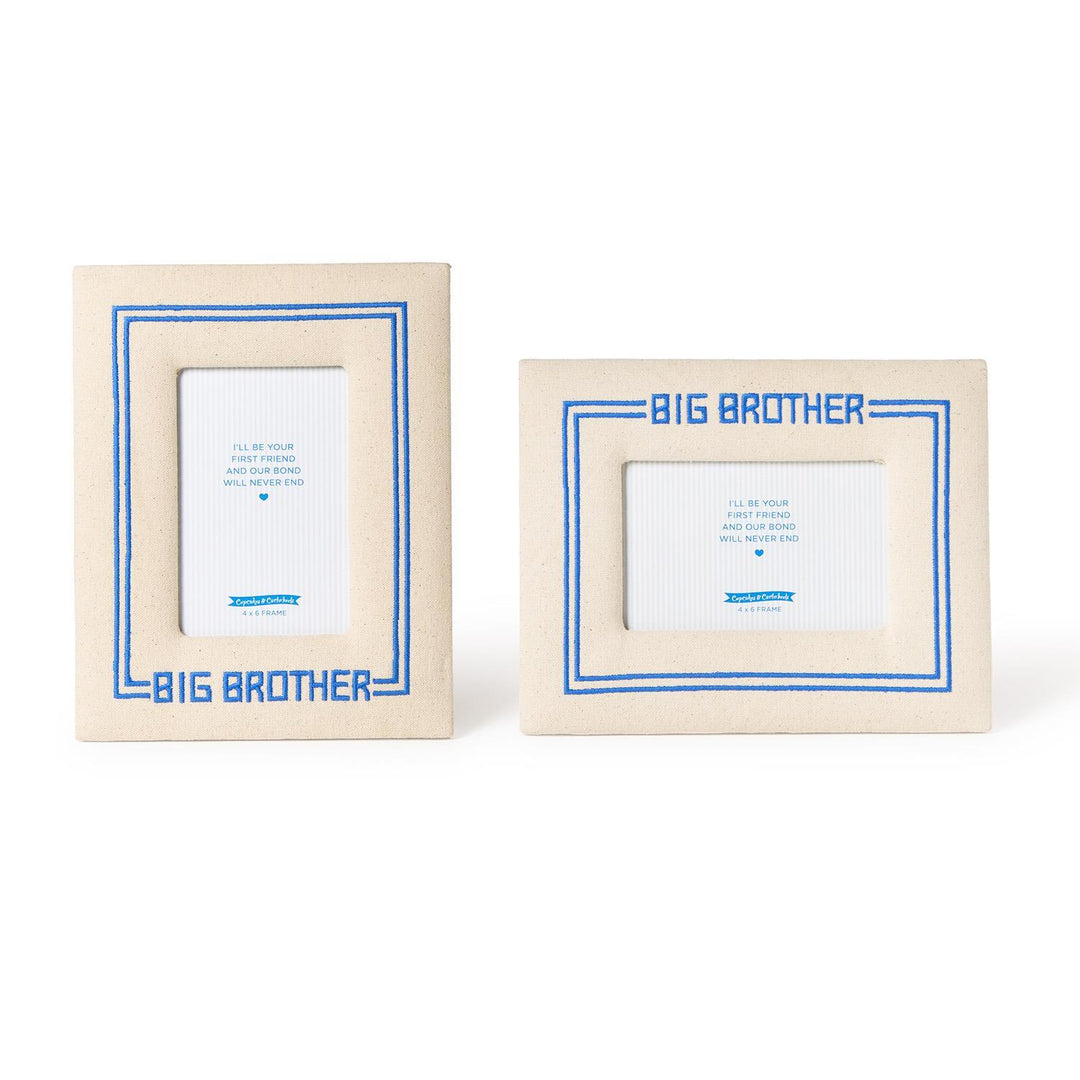 Big Brother 4" x 6" Embroidered Photo Frame
