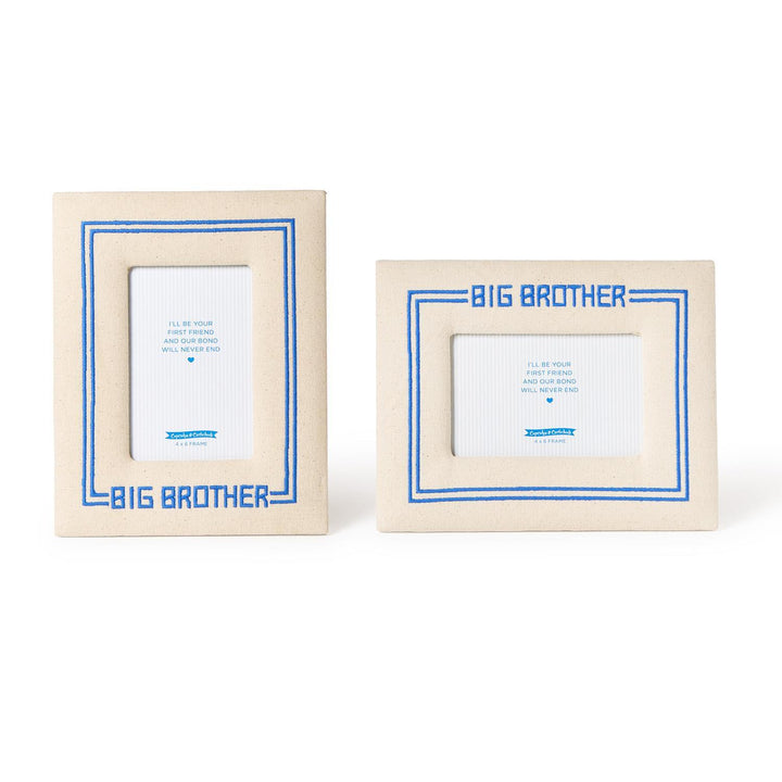 Big Brother 4" x 6" Embroidered Photo Frame