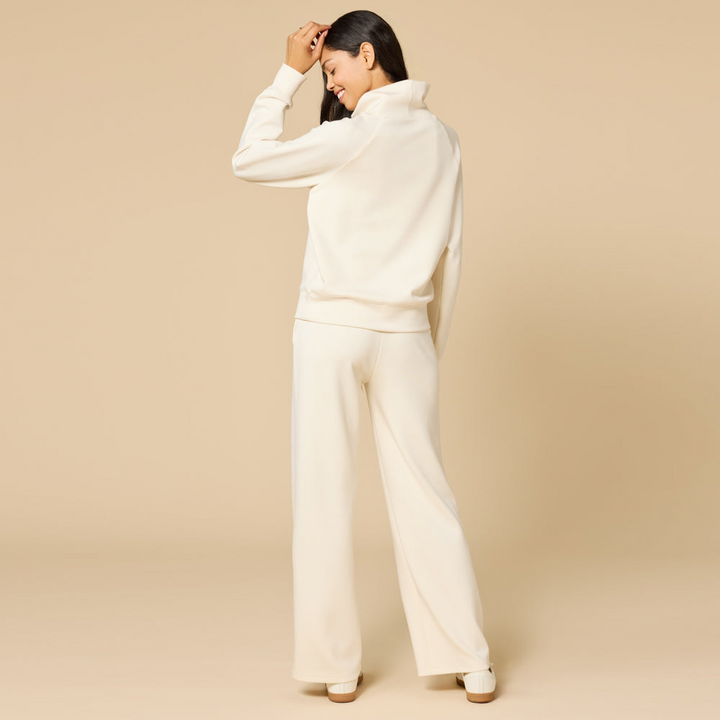 DreamTech Cowl Neck with Pleat Pant - Almond (Small)