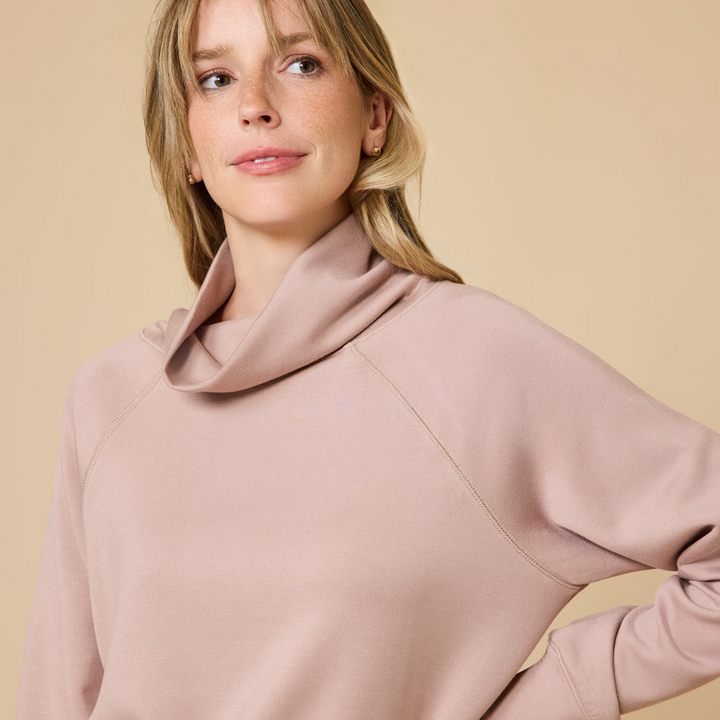 DreamTech Cowl Neck with Pleat Pant - Coco (Medium)