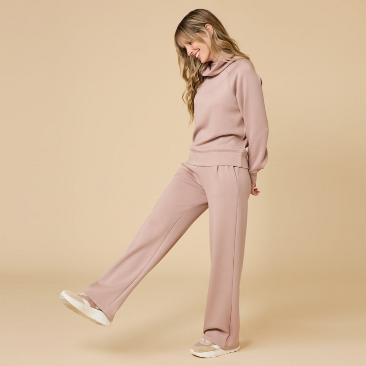 DreamTech Cowl Neck with Pleat Pant - Coco (Medium)