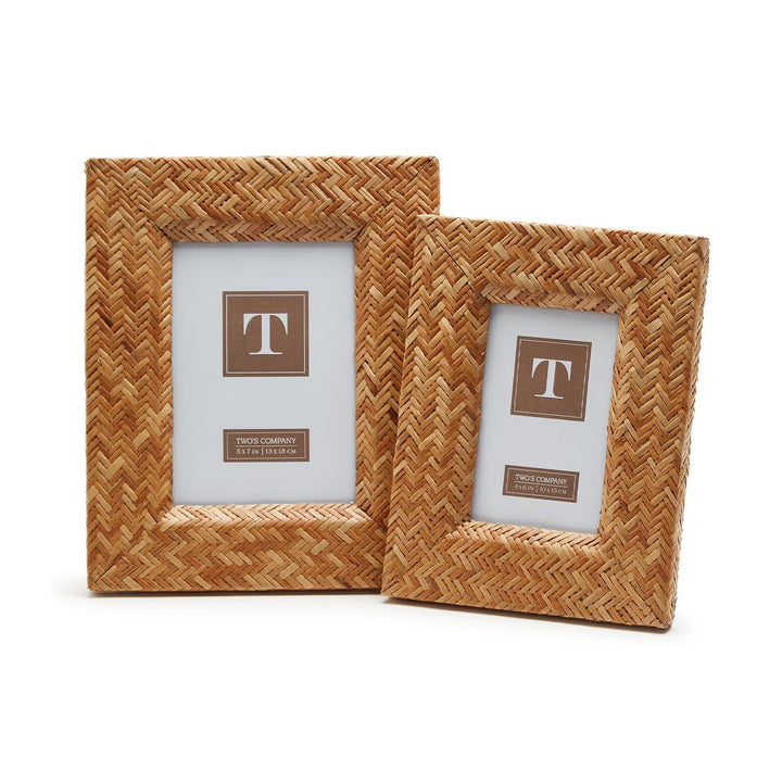 Woven Cane Photo Frame (4x6)