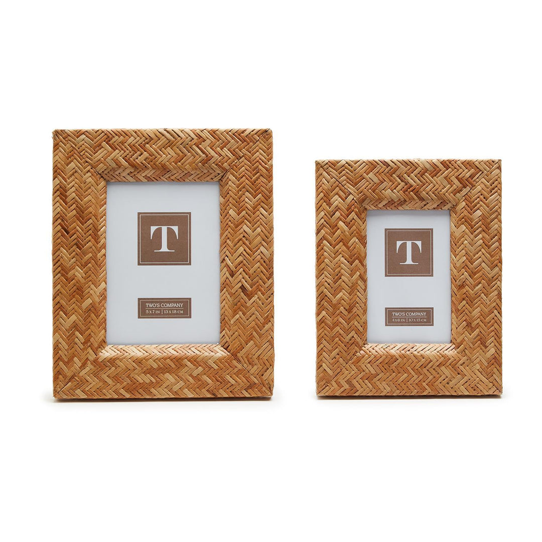 Woven Cane Photo Frame (4x6)