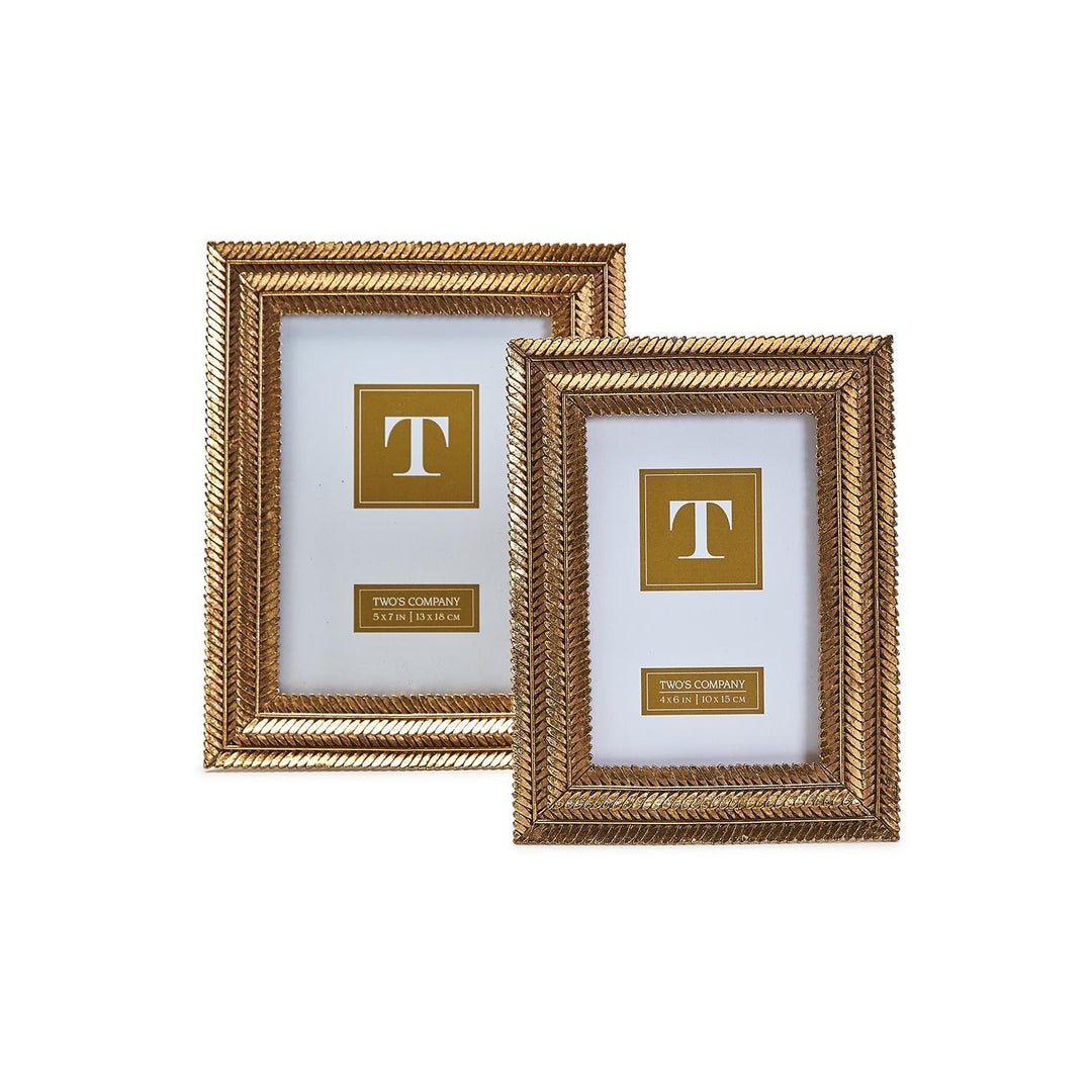 Gold Fern Photo Frame (4x6)