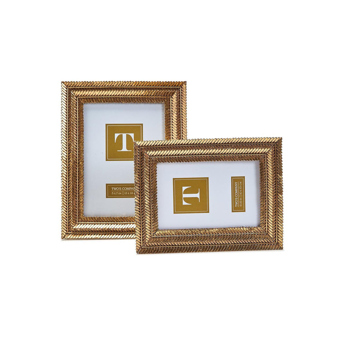 Gold Fern Photo Frame (4x6)