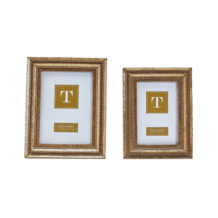 Gold Fern Photo Frame (4x6)