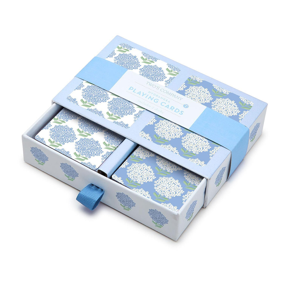 Hydrangea Double Deck Textured Playing Cards