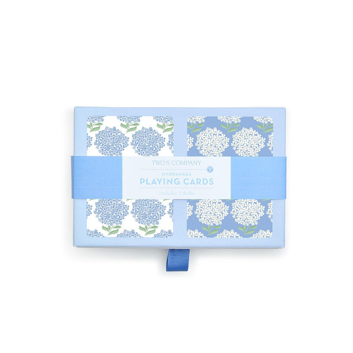 Hydrangea Double Deck Textured Playing Cards