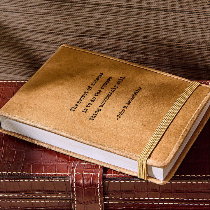 Leather Flip Notebook