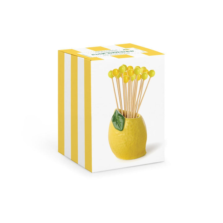 Lemon Cocktail Picks in Gift Box