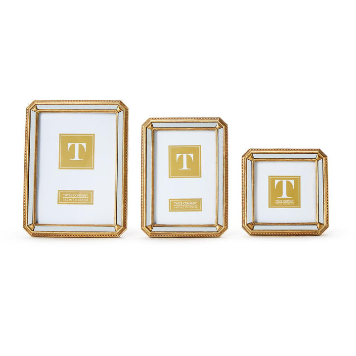 Beveled Mirror Photo Frame (4x4)