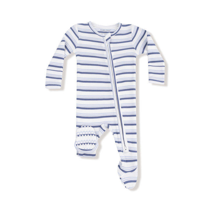 Vintage Stripe Blue Footie