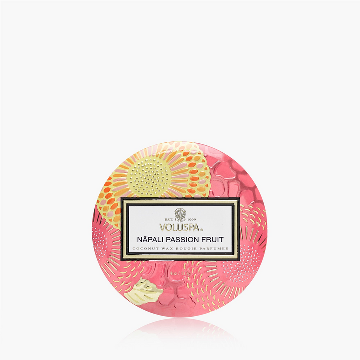 Nāpali Passion Fruit - 4 Oz Mini Decorative Tin Candle