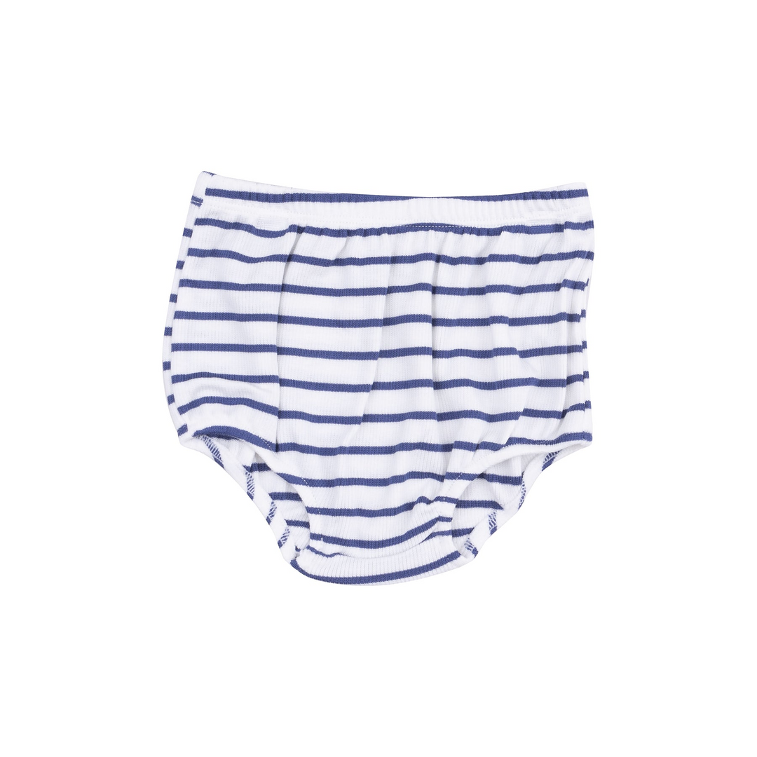 Stripe Vintage Blue Tank Dress And Bloomer