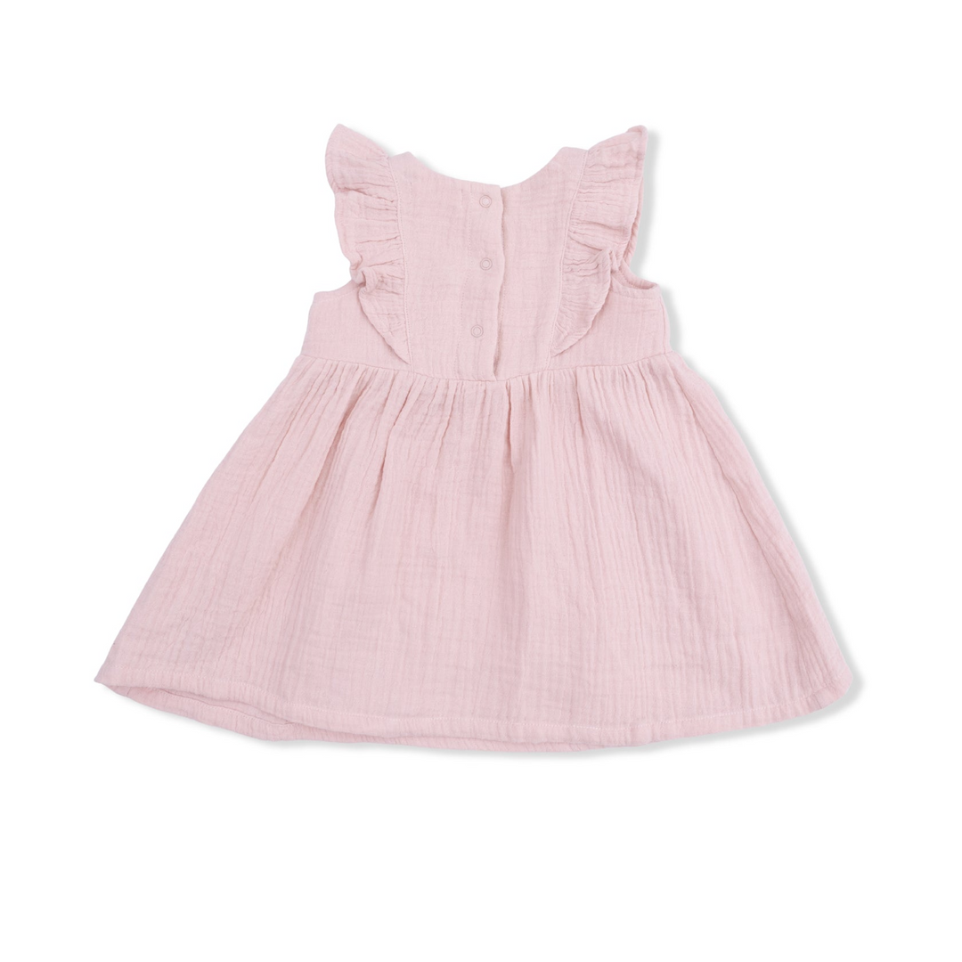 Lotus Flower Ducklings Dress And Bloomer