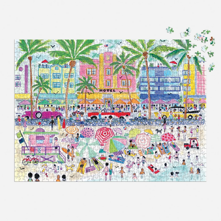 Michael Storrings South Beach Miami 1000 Piece Puzzle