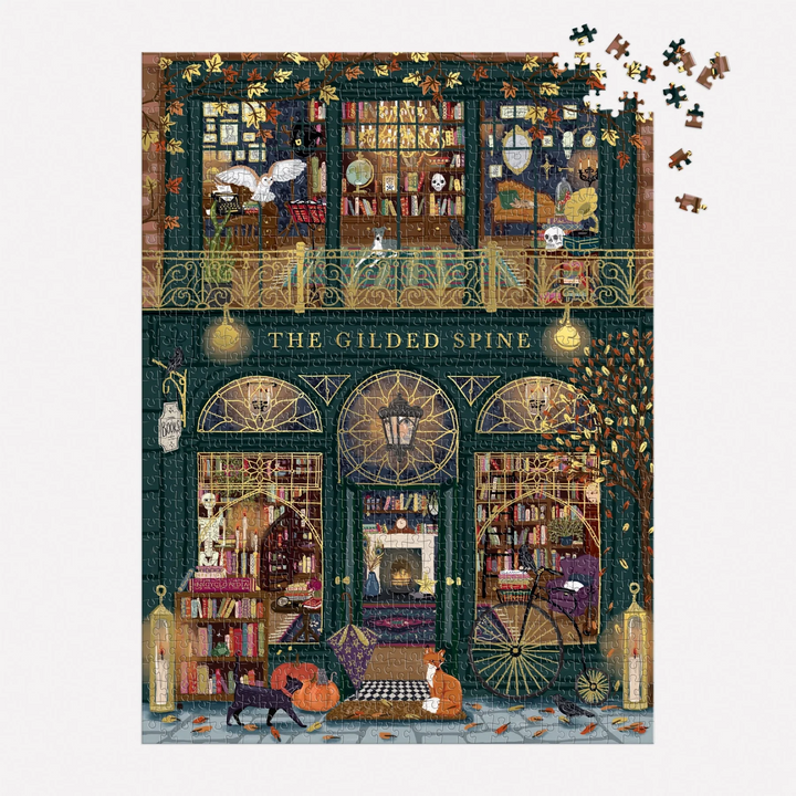 The Gilded Spine 1000 Piece Foil Puzzle
