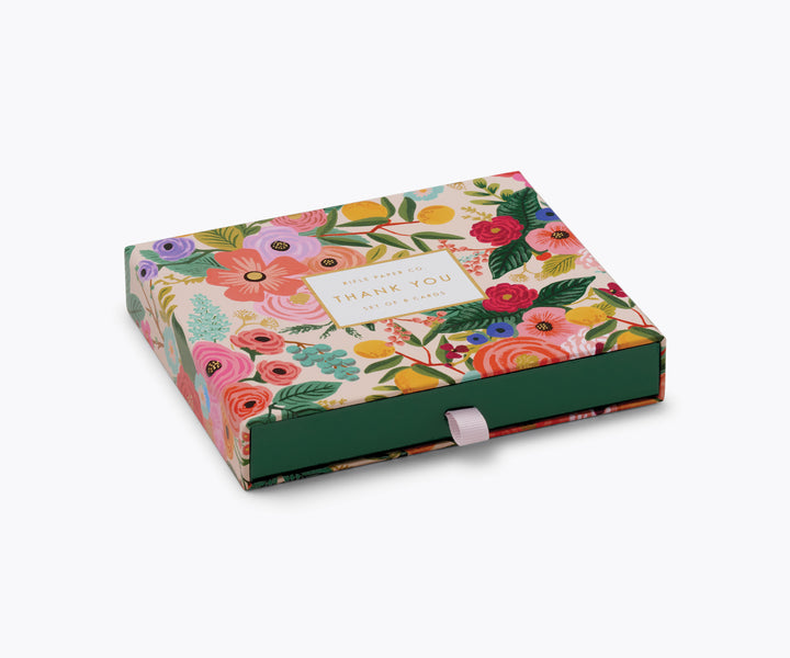 Garden Party Thank You Keepsake Card Box