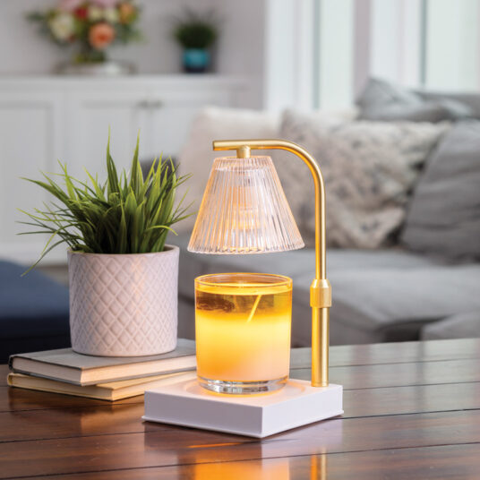 Luna Candle Warmer Lamp - Gold