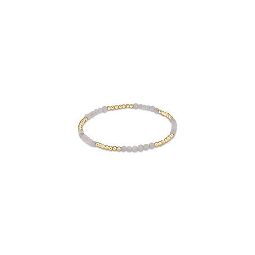 Blissful Pattern 2.5mm Bead Bracelet - Labradorite