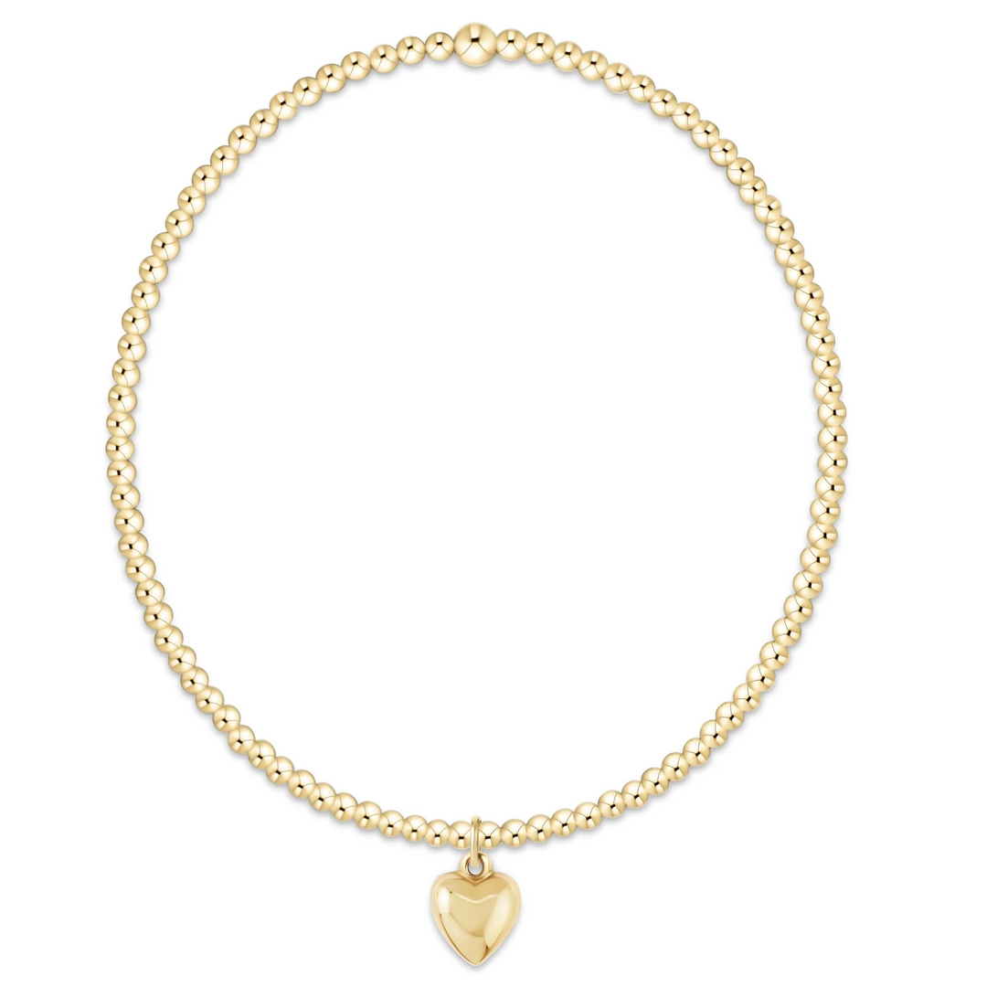 Classic Gold 2mm Bracelet - Love Plush Small Gold