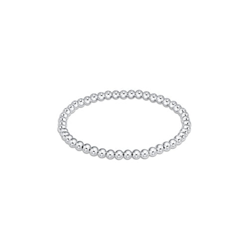 Classic Sterling 4mm Bead Bracelet