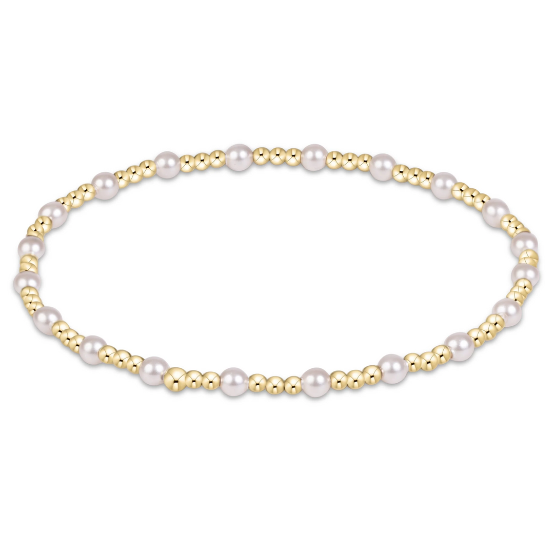 Sincerity Pearl 3mm Bracelet
