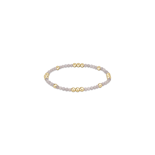 Worthy Pattern 3mm Bead Bracelet - Labradorite