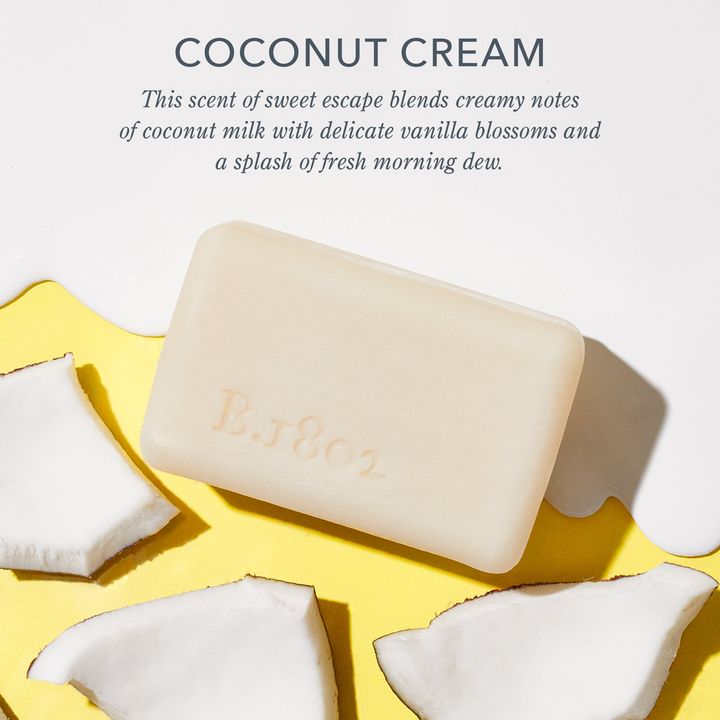 Gift Set - Coconut Cream 2oz Hand Cream, 2oz Body Cream, 3.5oz Bar Soap