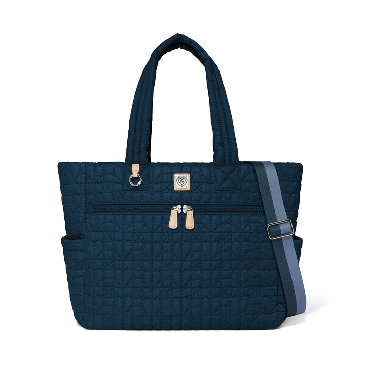 Amara Large Tote - Navy