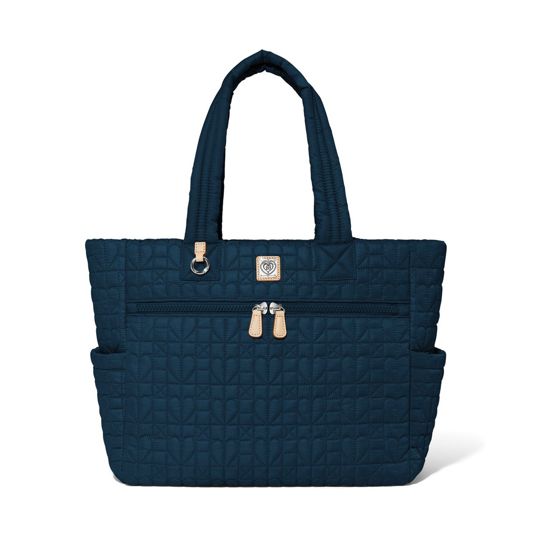 Amara Large Tote - Navy