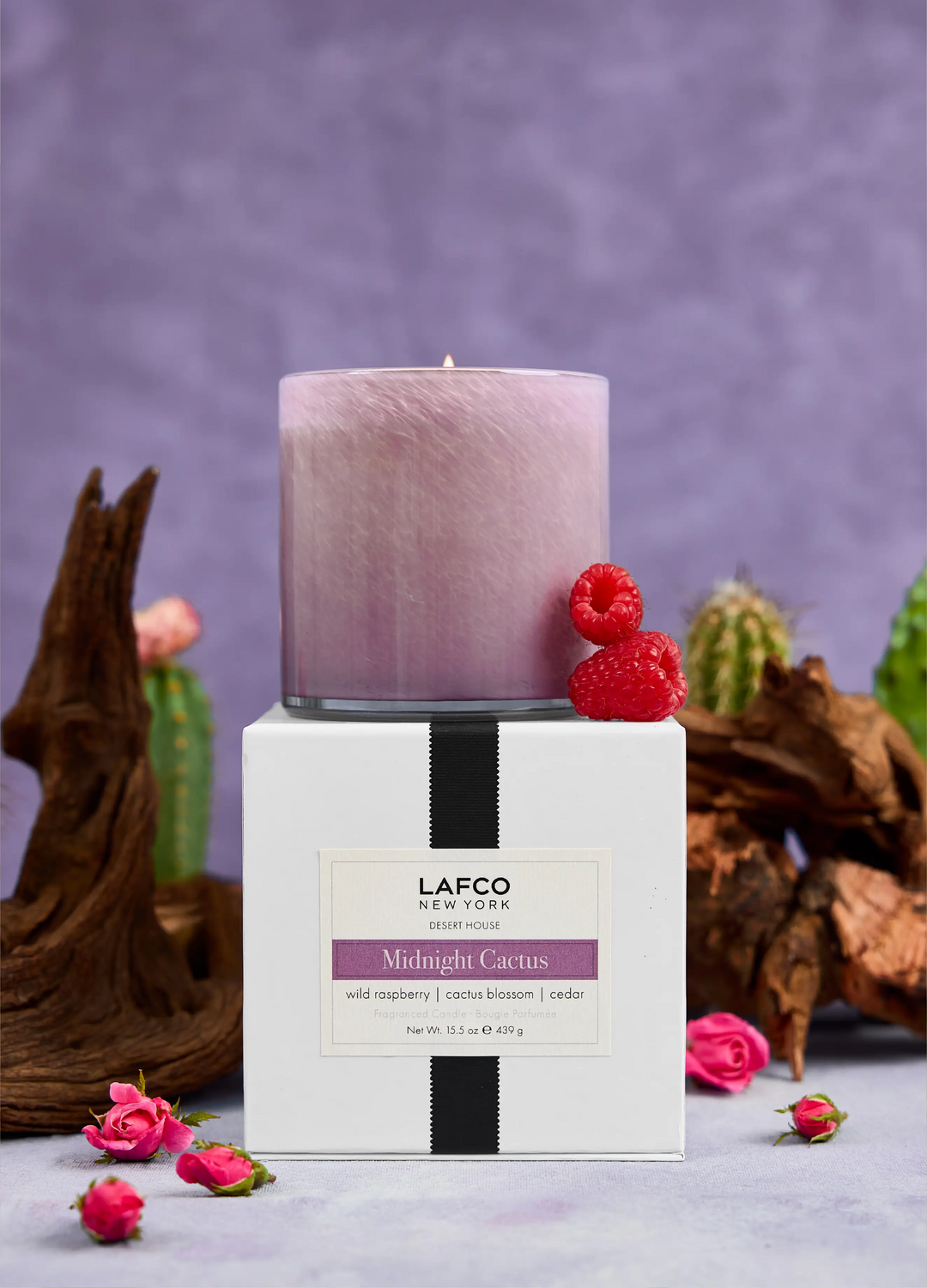 Midnight Cactus Signature Candle Desert House