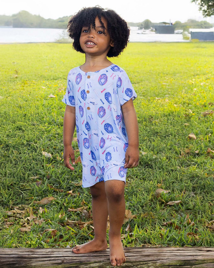 Home Run Henley Romper
