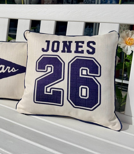 Chatham Custom Graduation & Sports Jersey Pillow 17"x17"