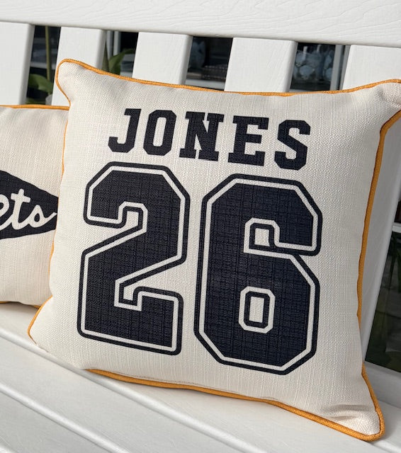 Hanover Park Custom Graduation & Sports Jersey Pillow 17"x17"
