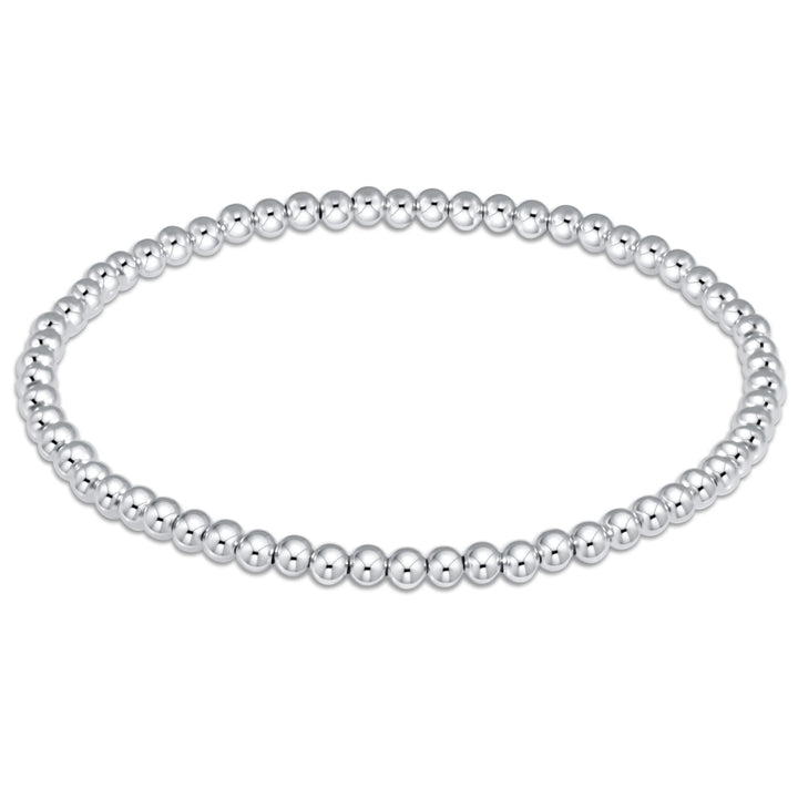 Classic Sterling 3mm Bead Bracelet