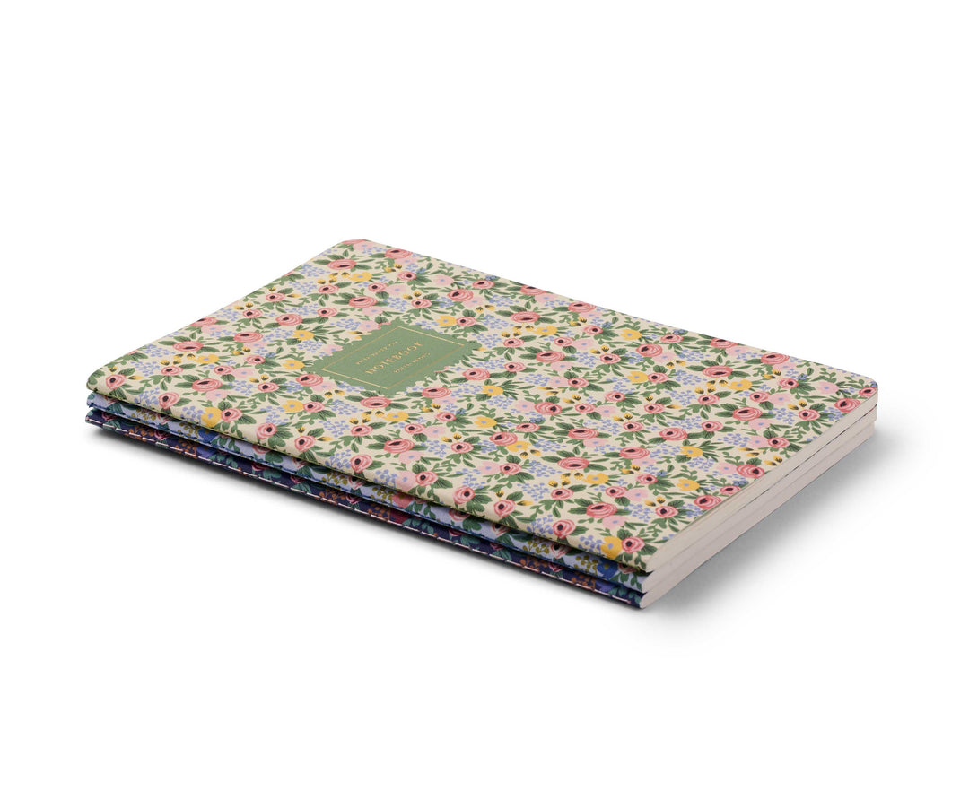 Assorted Set of 3 Rosa Notebooks