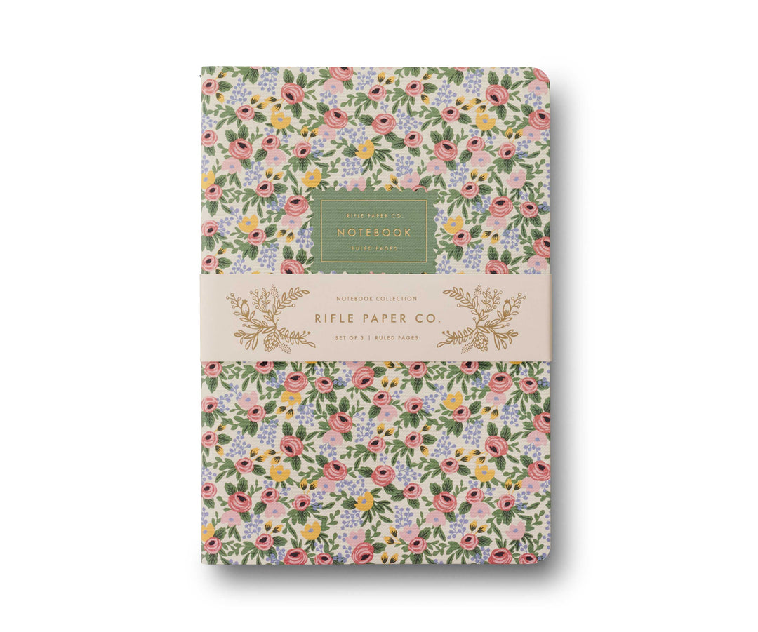 Assorted Set of 3 Rosa Notebooks