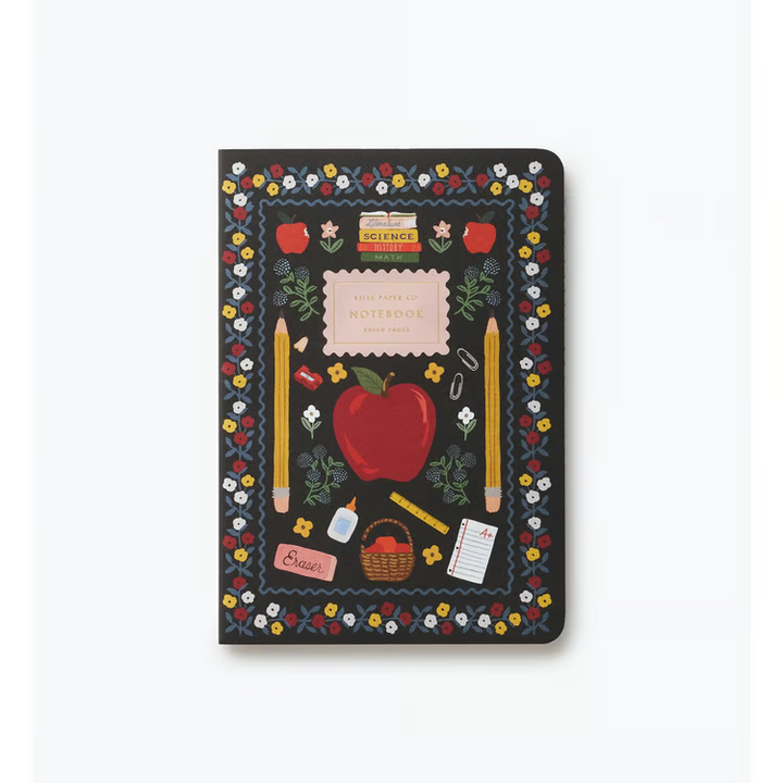 Assorted Set of 3 Schoolhouse Notebooks