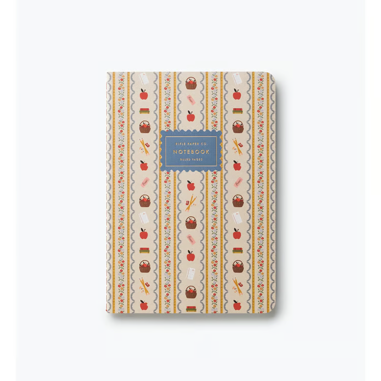 Assorted Set of 3 Schoolhouse Notebooks