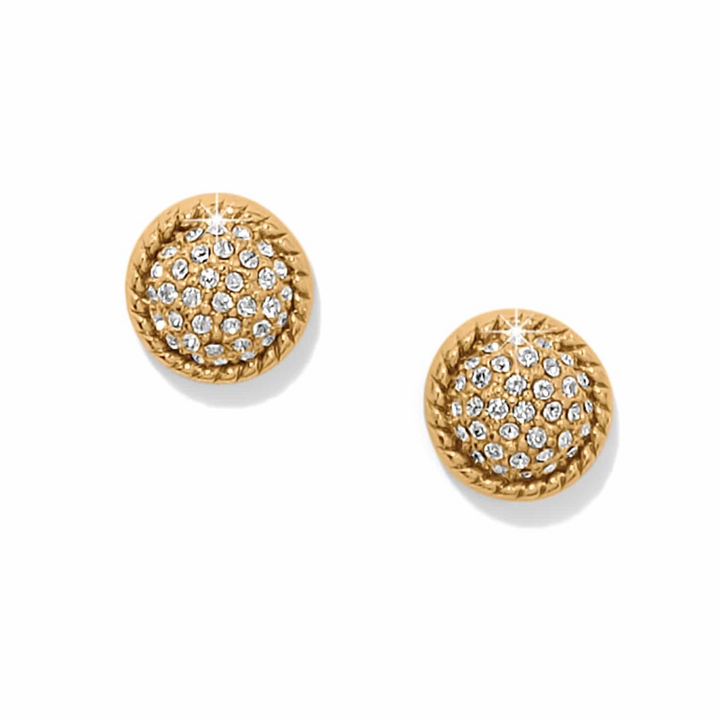 Illumina Celeste Dome Post Earrings - Gold