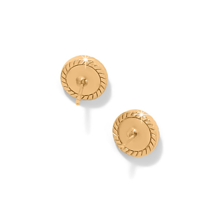 Illumina Celeste Dome Post Earrings - Gold